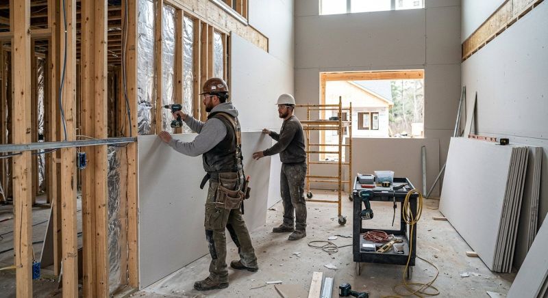 Garage Wallboard Installation in Olathe, KS