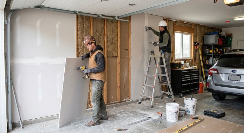Garage Wallboard Installation in Kansas City, MO